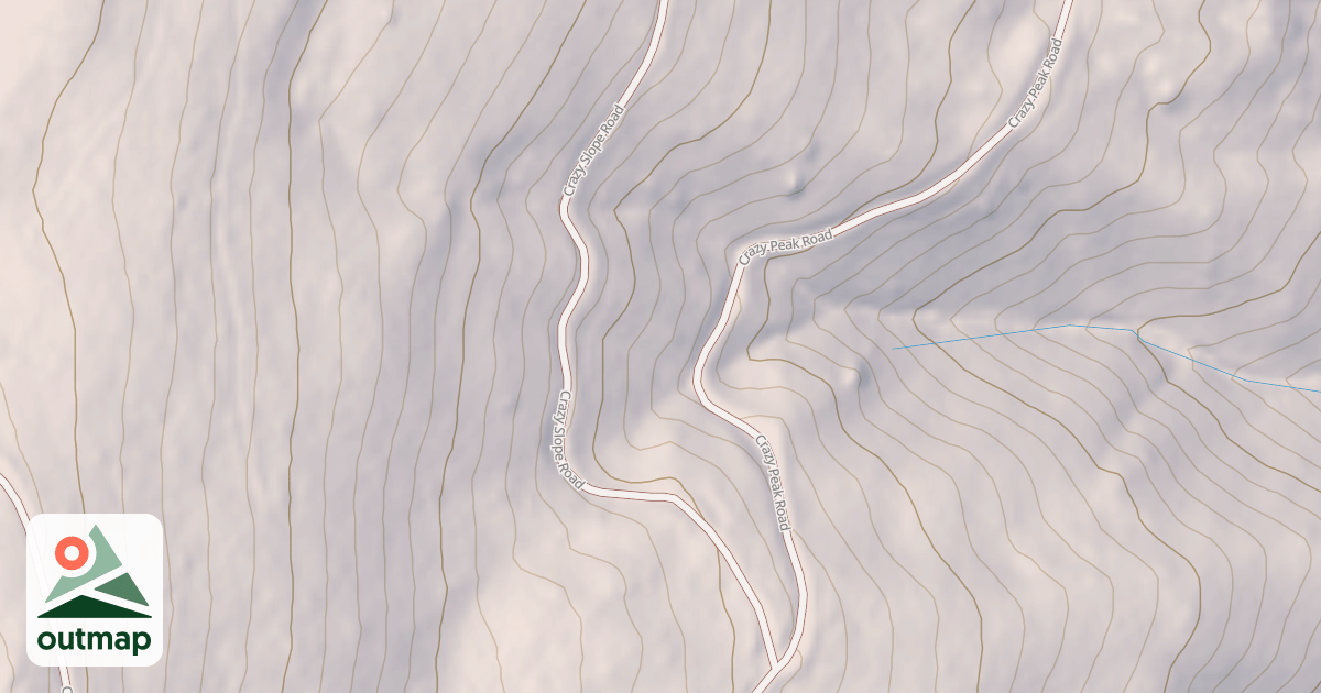 Map of CRAZY SLOPE