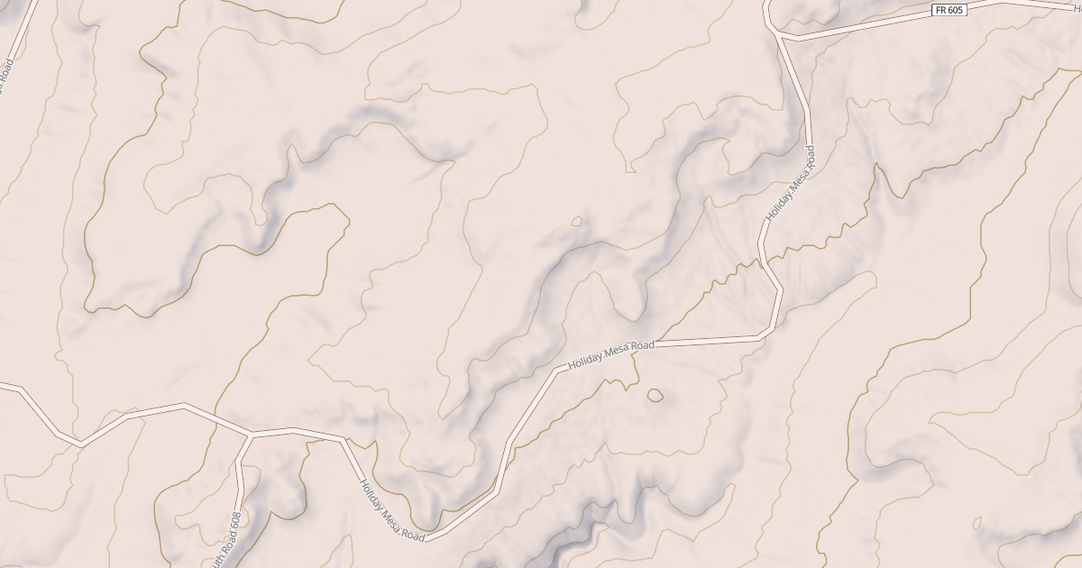 Map preview of HOLIDAY MESA