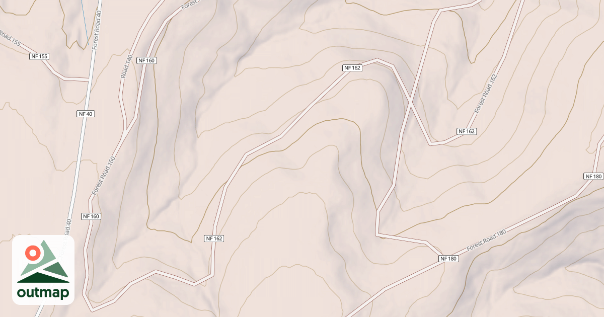 Map of USFS National Forest System Roads {A9411EBD-C07E-42CE-936B-44036D35FA91}