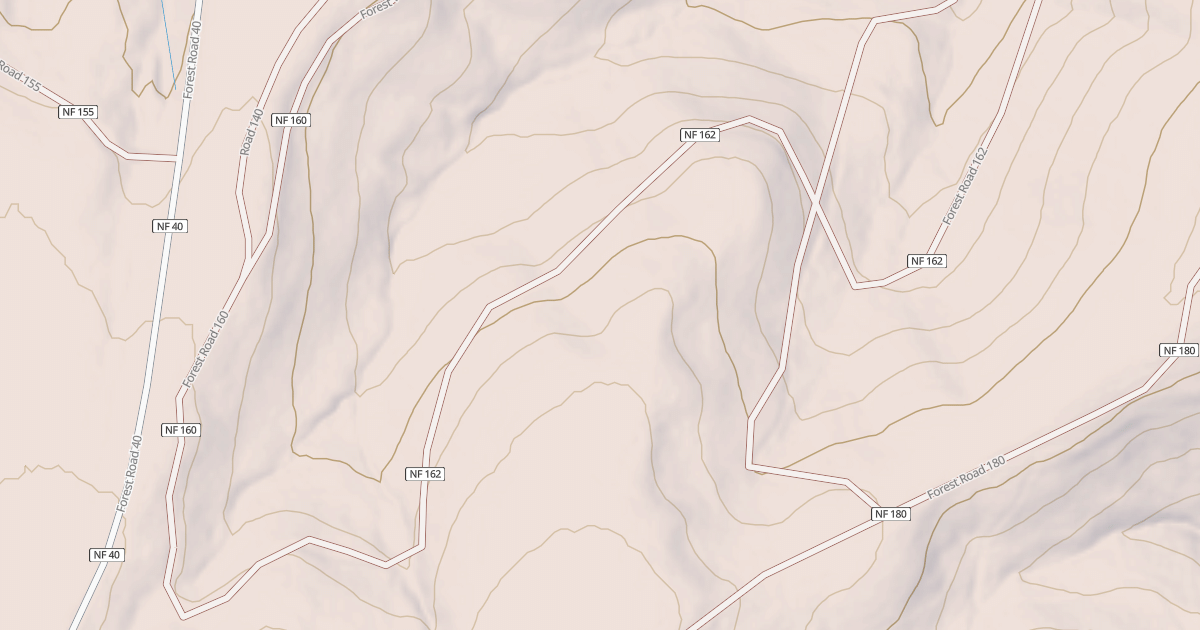 Map preview of USFS National Forest System Roads {A9411EBD-C07E-42CE-936B-44036D35FA91}