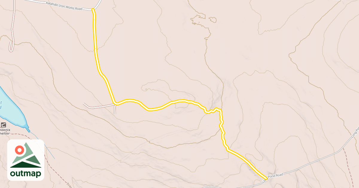 Map of Gorman Lodge Trail