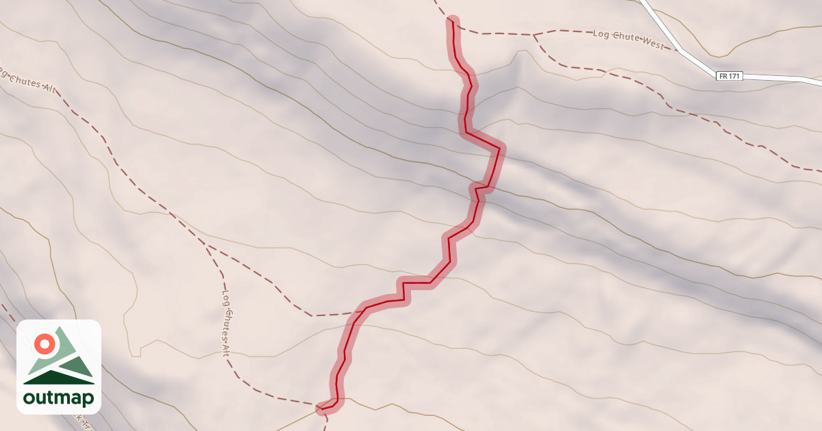 Map of Downhill Trail 2