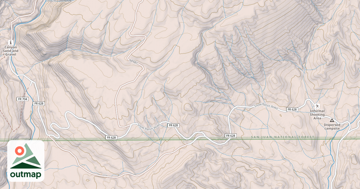 Map of SNOW RANCH