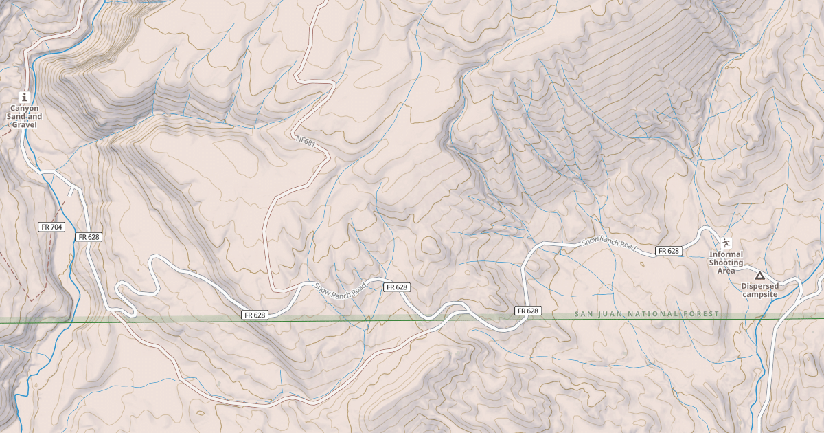 Map preview of SNOW RANCH