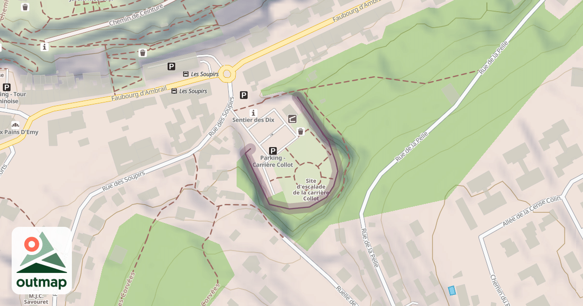 Map of Carrière collot