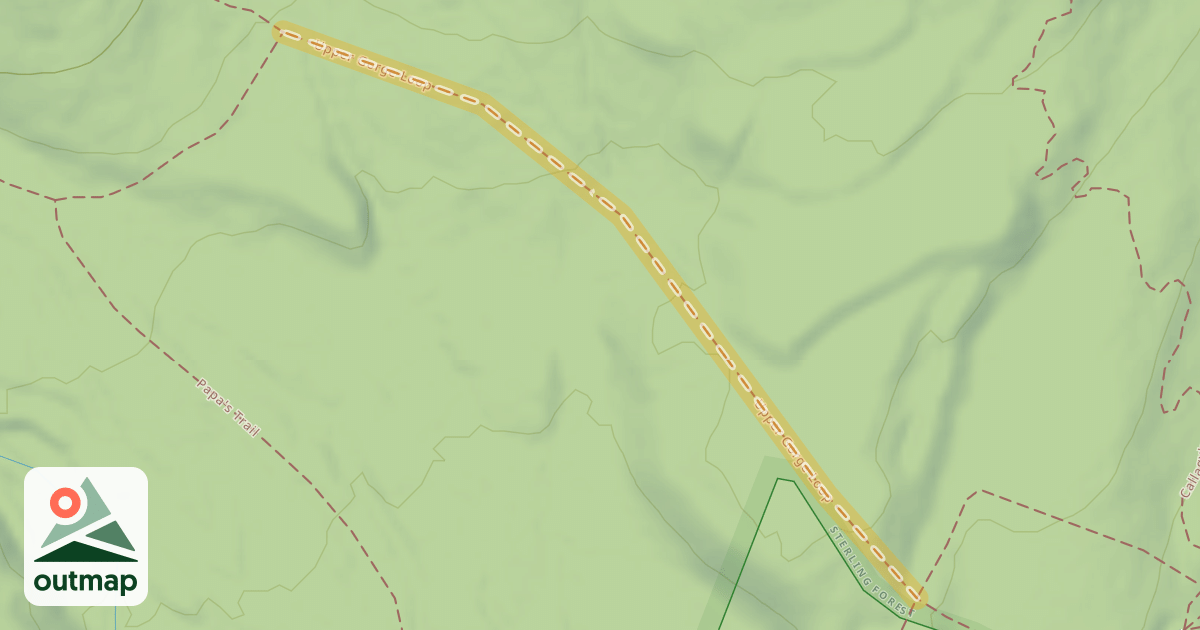 Map of Upper Gorge Loop