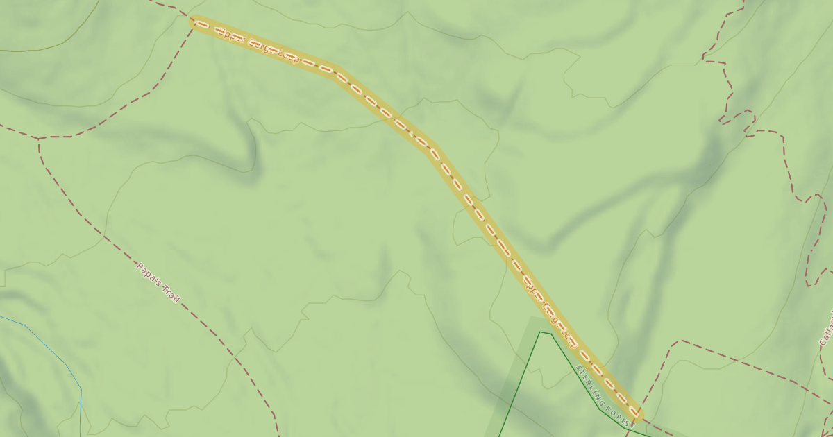 Map preview of Upper Gorge Loop
