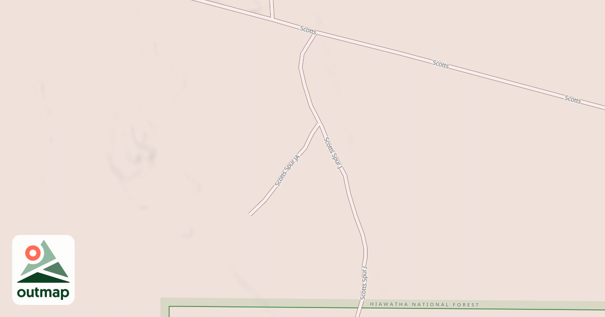 Map of SCOTTS SPUR J