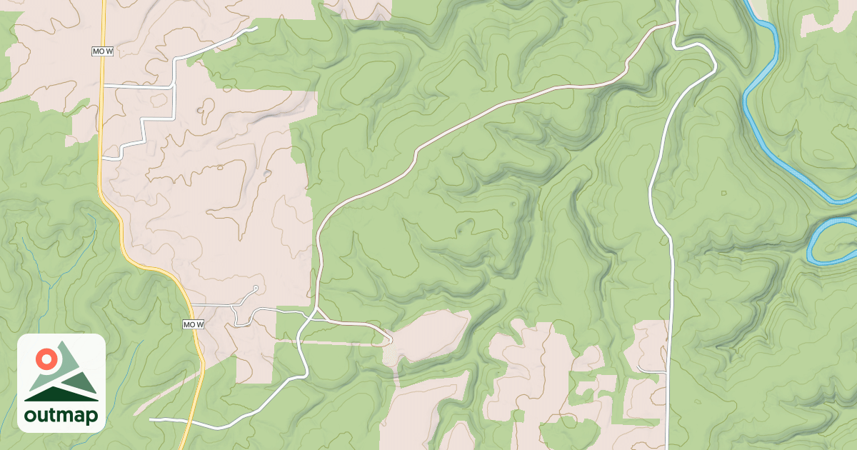 Map of TOOTHPICK HOLLOW