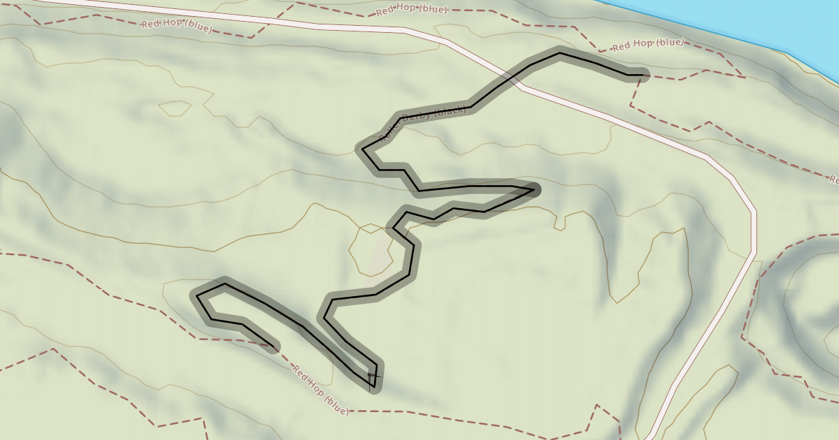 Map preview of Roller Derby (black)