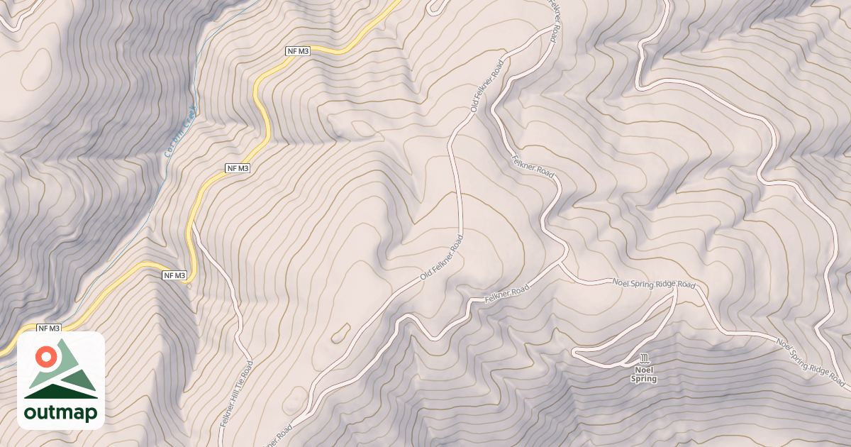 Map of OLD FELKNER