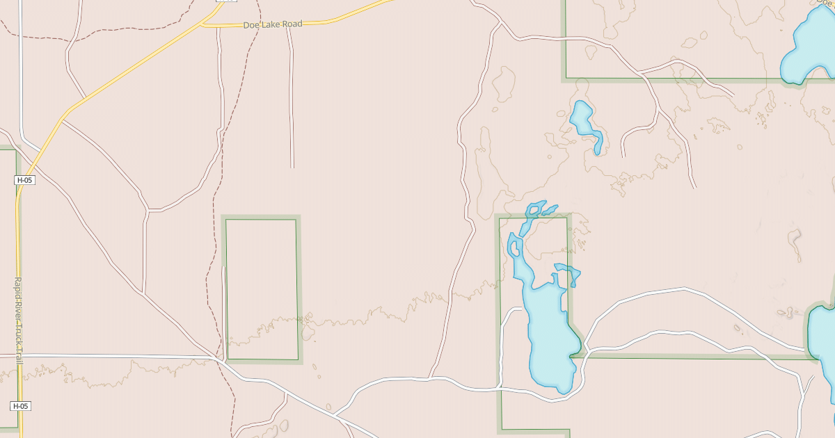Map preview of PAQUETTE LAKE