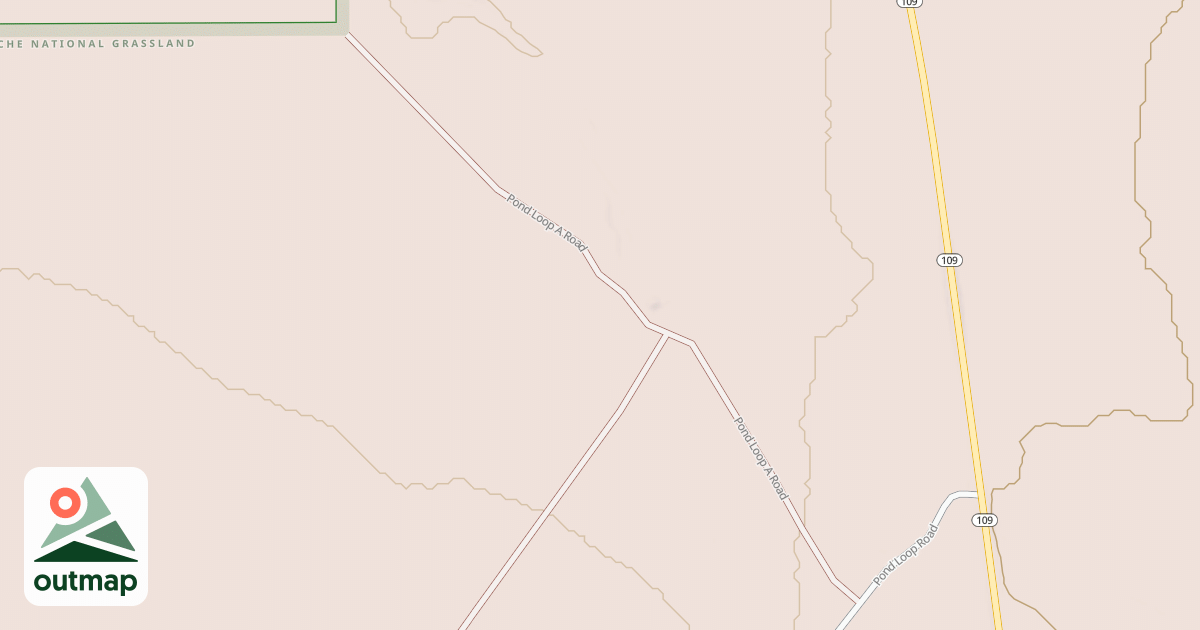 Map of POND LOOP A