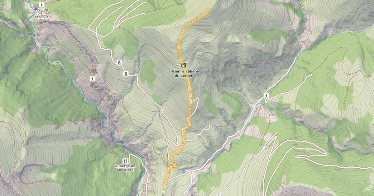 Map preview of Le Puy — Rabou