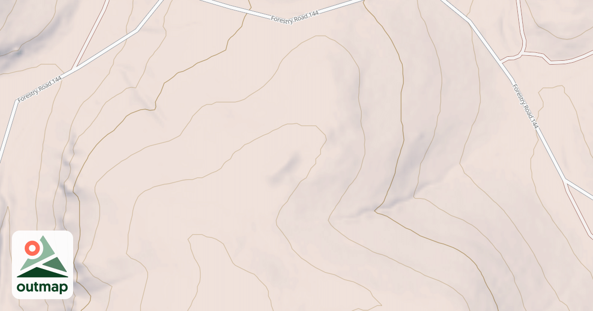 Map of USFS Motor Vehicle Use Map Trails 5343