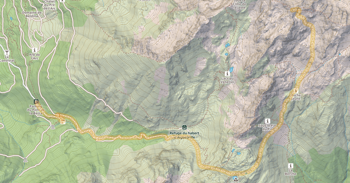 Map preview of Dent du Pra — Prabert