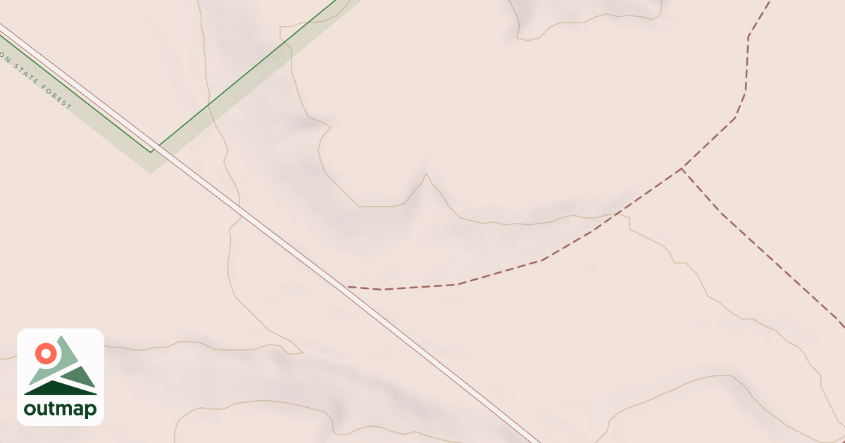 Map of Uphill Trail