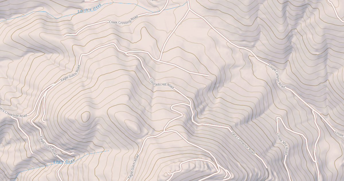 Map preview of COLORADO HILL ROAD