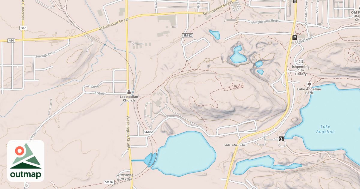 Map of Iron Ore Heritage Trail