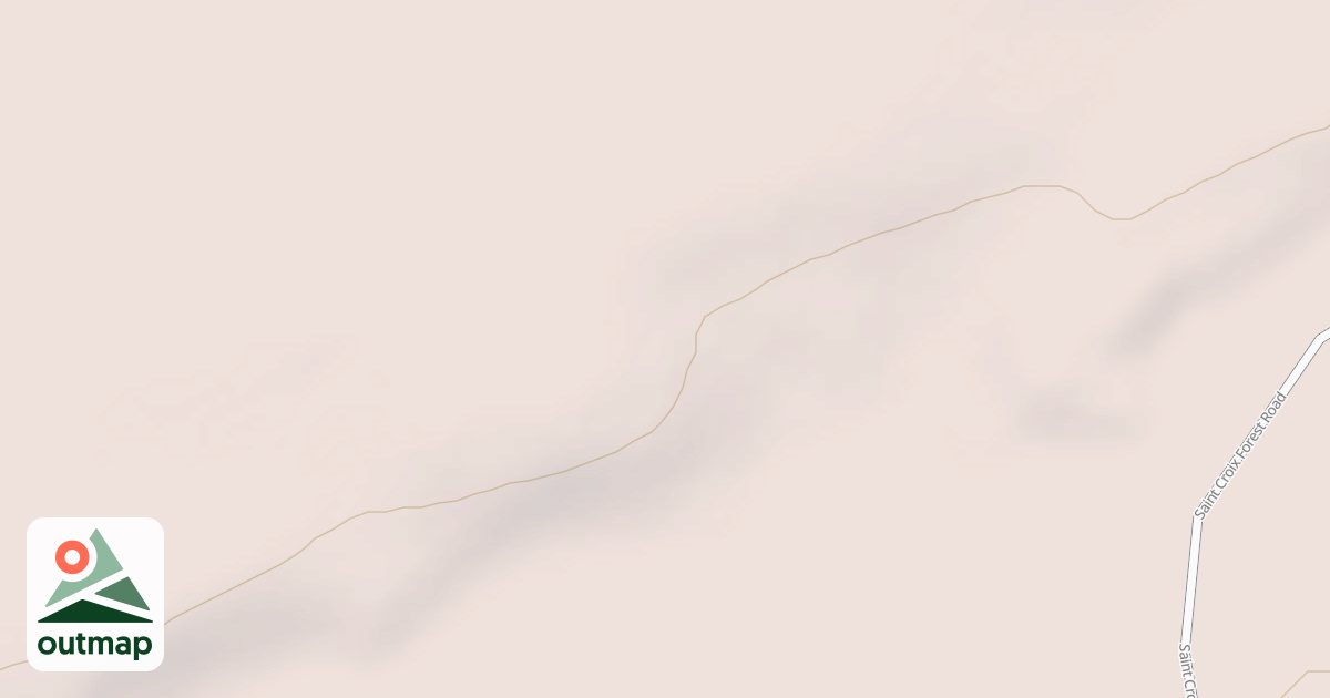 Map of Pine Riders Trail: St. Croix State Forest