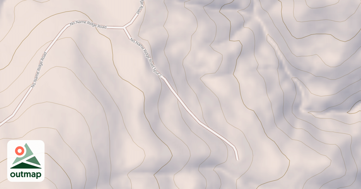 Map of NO NAME RIDGE SPUR C