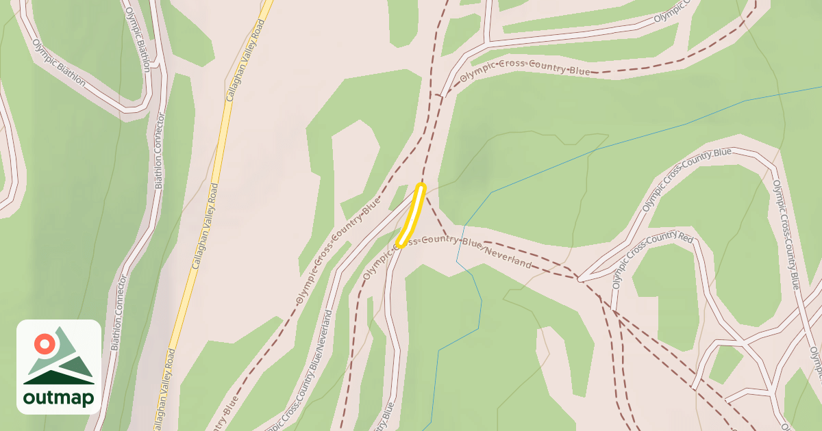 Map of Neverland Trail