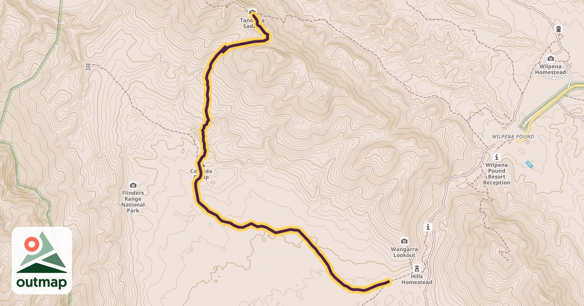 Map of Inside Trail