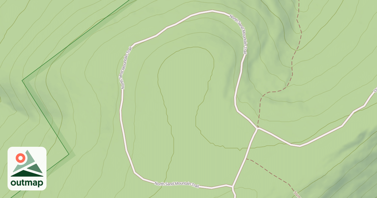 Map of Bald Eagle State Forest Snowmobile Trails