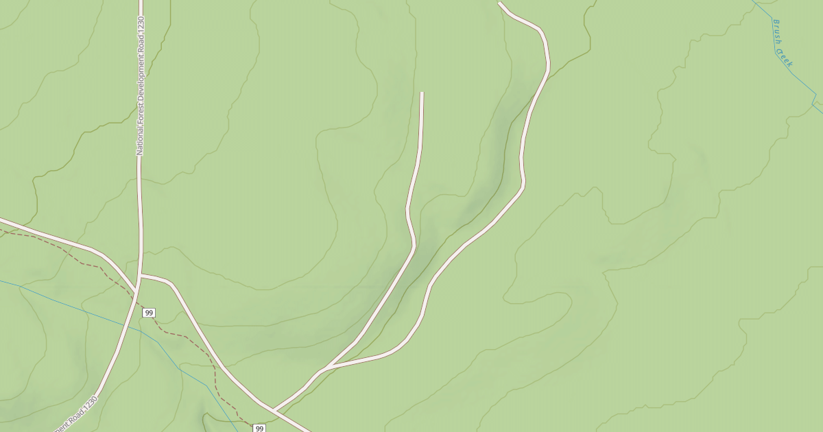 Map preview of USFS Motor Vehicle Use Map Roads {10F68DB9-3C55-449B-9B56-832E490468D7}