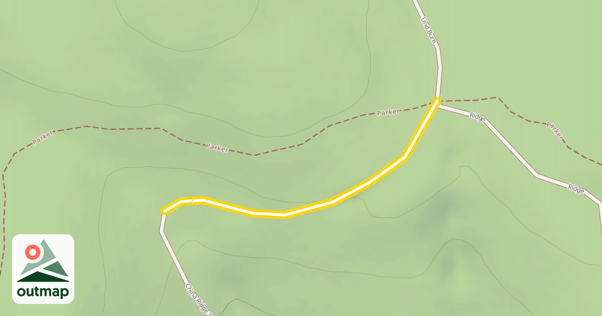 Map of China Ridge Trail