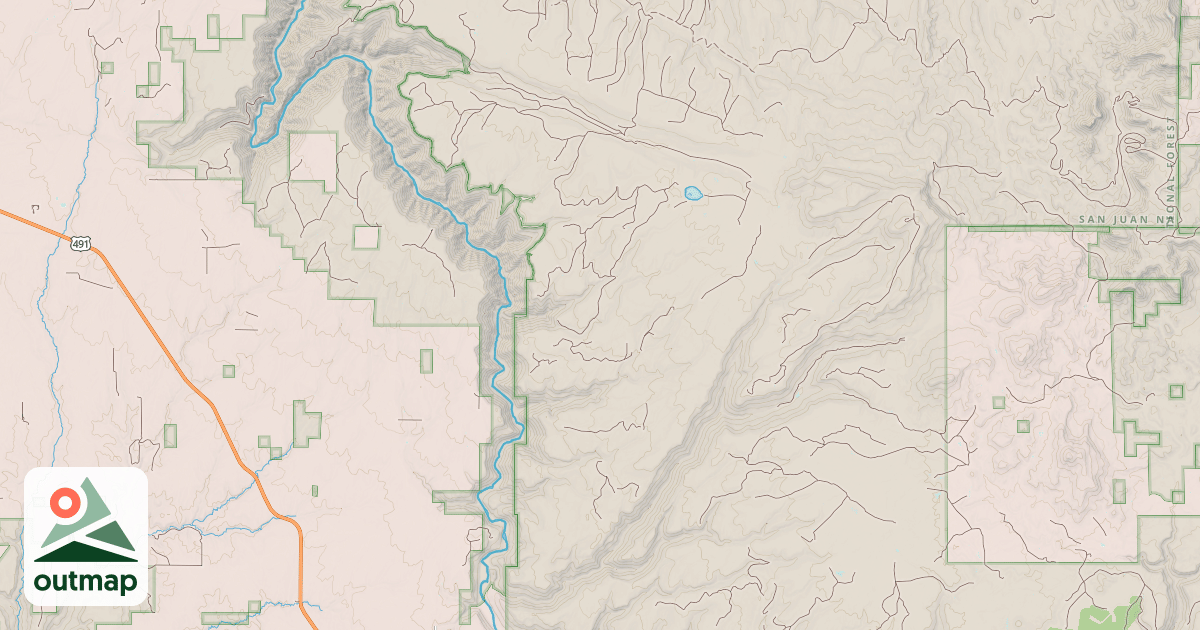 Map of LONE DOME