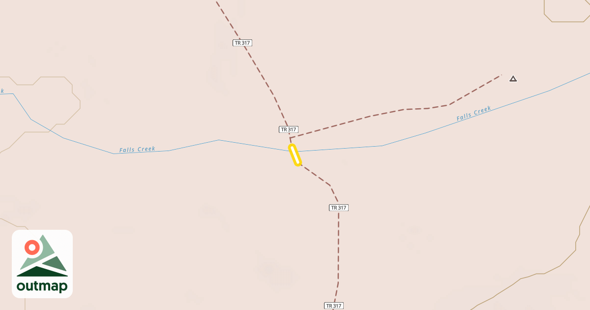 Map of Resurrection Pass Trail