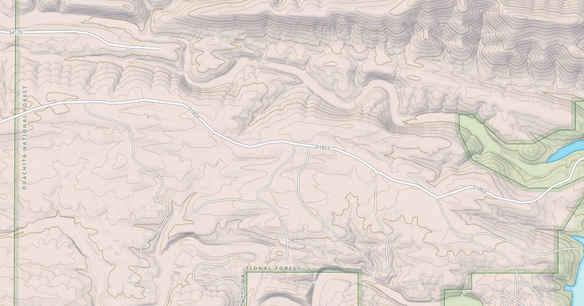 Map preview of USFS Motor Vehicle Use Map Roads {F6AA0FB4-F64F-4259-849B-32BDD2D35177}
