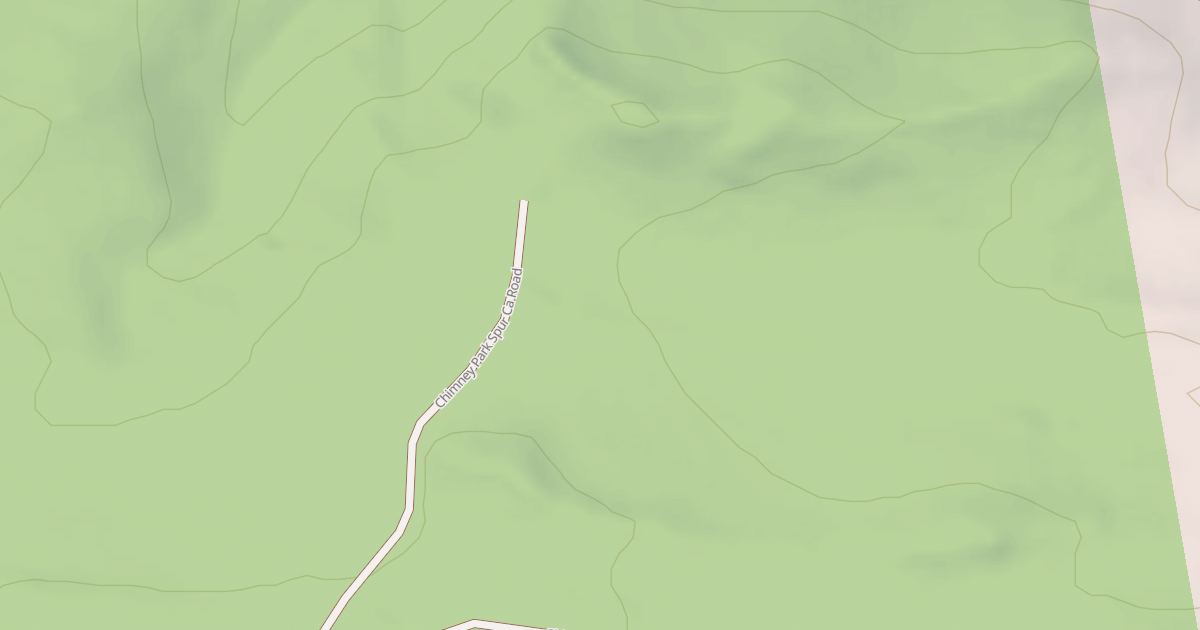 Map preview of CHIMNEY PARK SPUR CA
