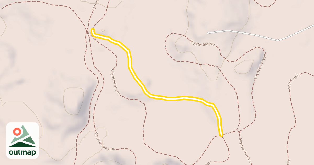 Map of Wolf Tracks