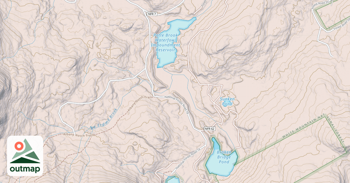 Map of CROCKER POND
