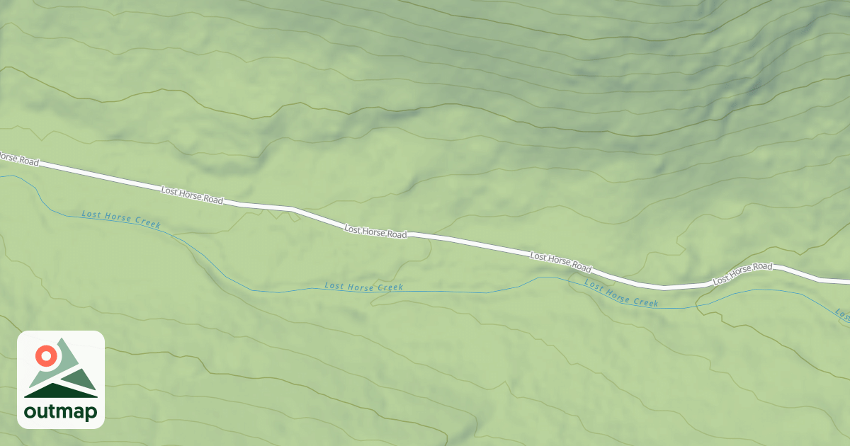 Map of (FDR) LOST HORSE