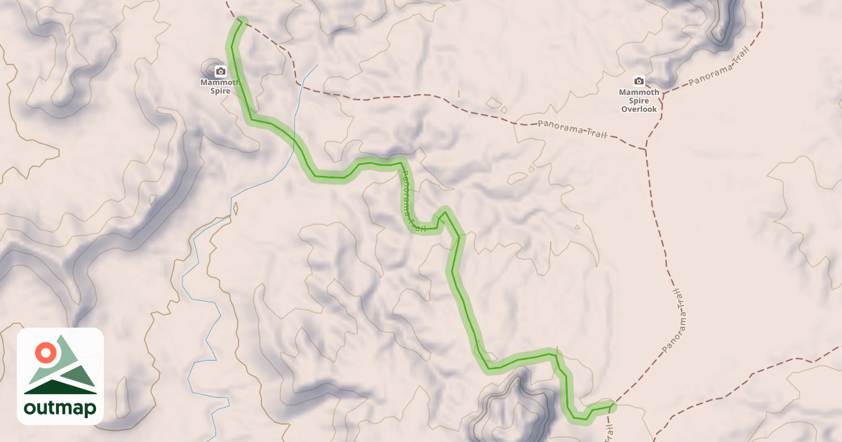 Map of Panorama Trail