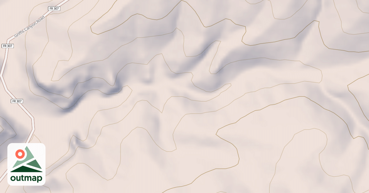Map of GRIFFIS CANYON BR 1E