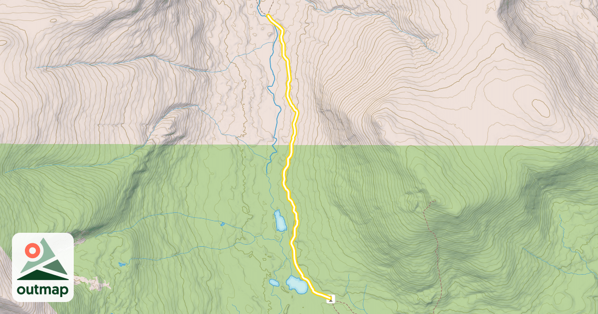 Map of Russell Pond Trail