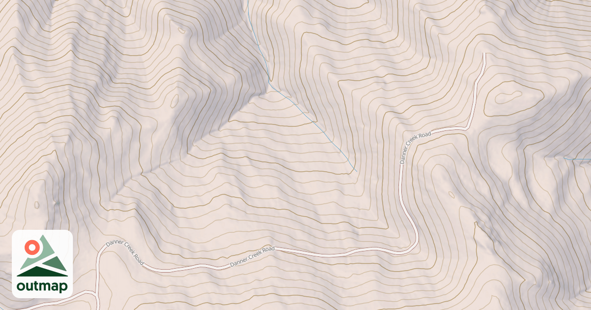 Map of DANNER CREEK