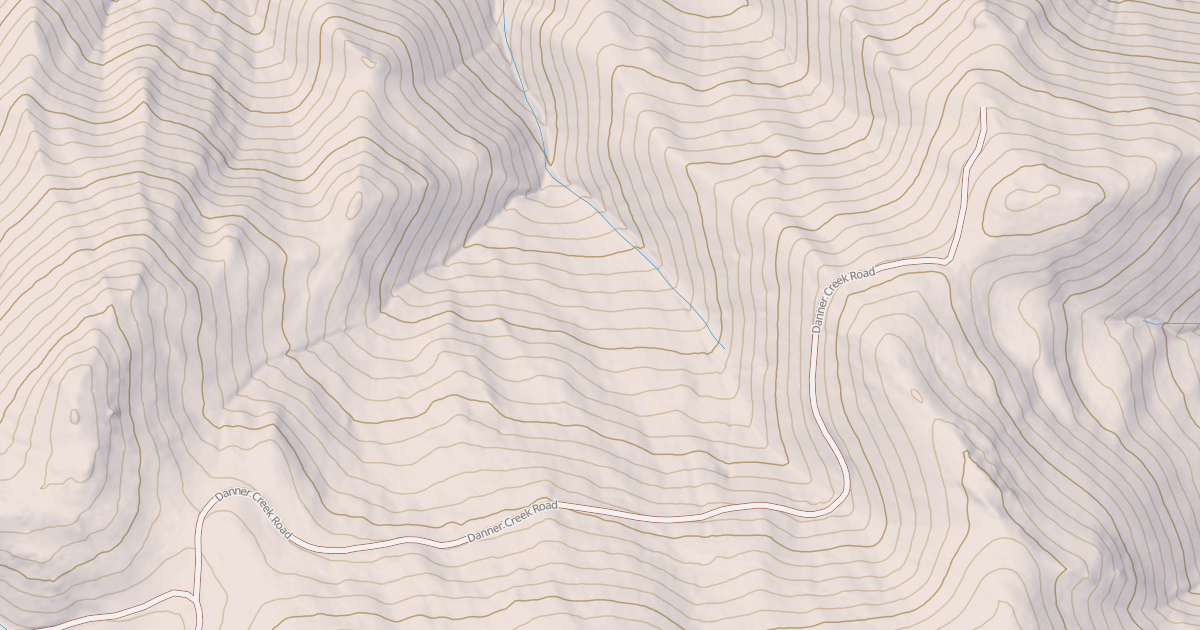 Map preview of DANNER CREEK