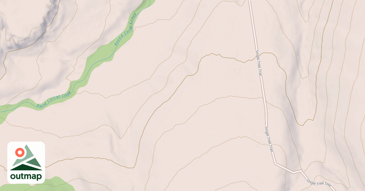 Map of ROUND CORRAL ROAD SPUR C