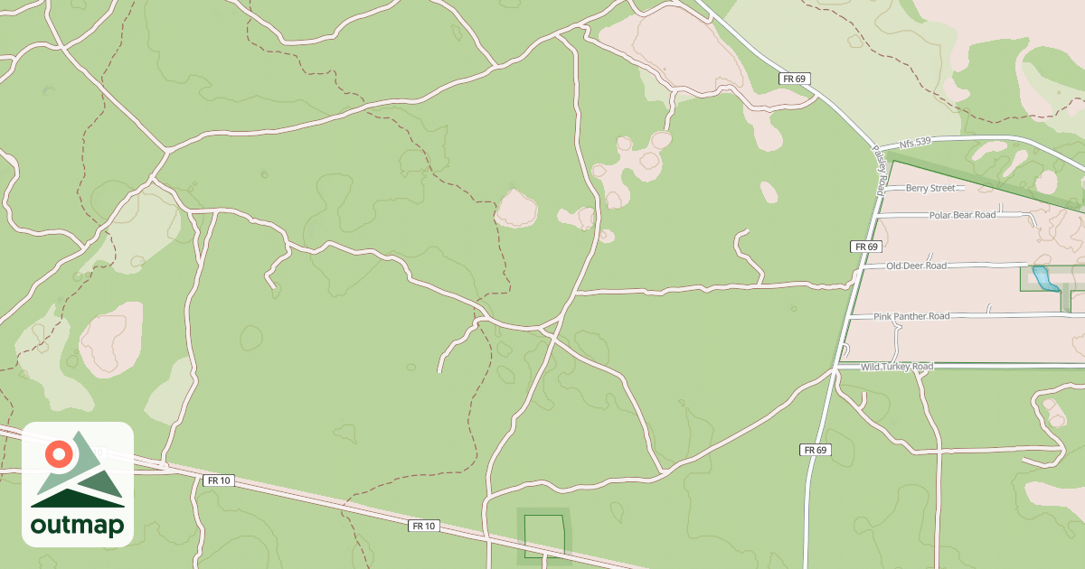 Map of USFS National Forest System Roads {2B624562-D3B0-45B7-95BD-214585502AF7}