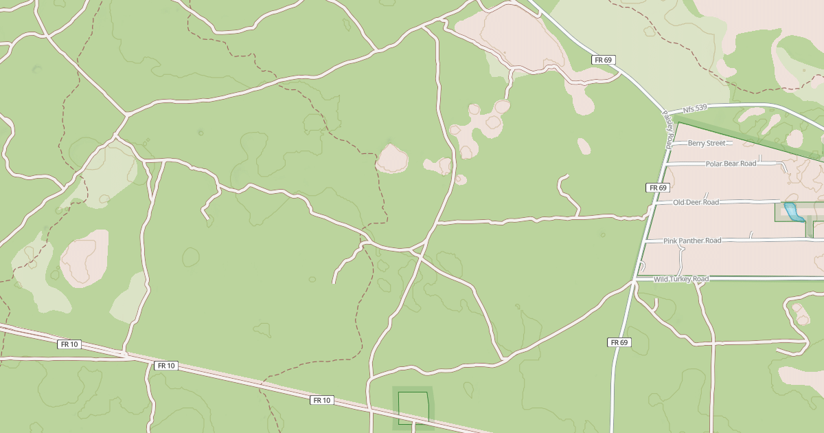 Map preview of USFS National Forest System Roads {2B624562-D3B0-45B7-95BD-214585502AF7}
