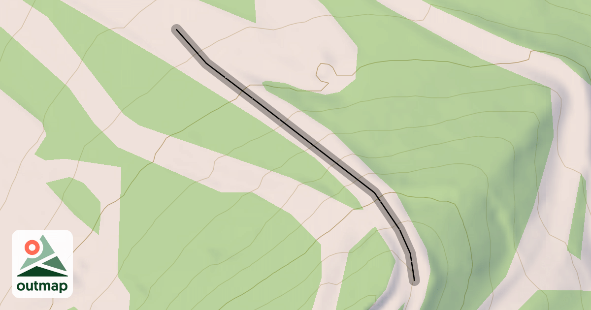 Map of Upper Blue Streak