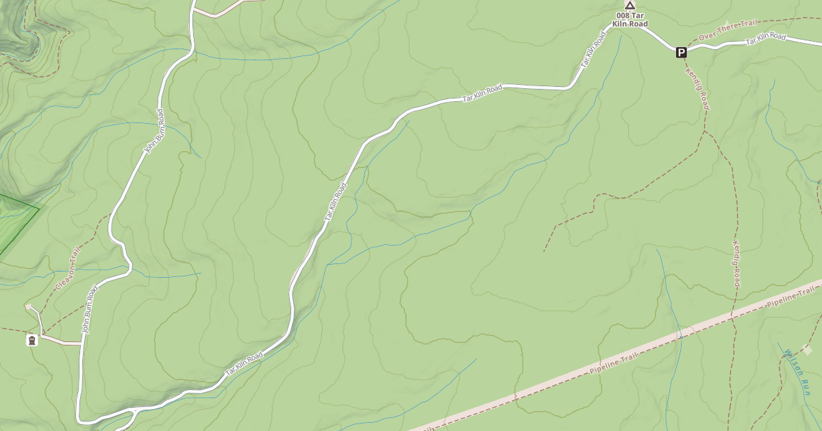 Map preview of Rothrock State Forest Trough Creek Snowmobile Trails