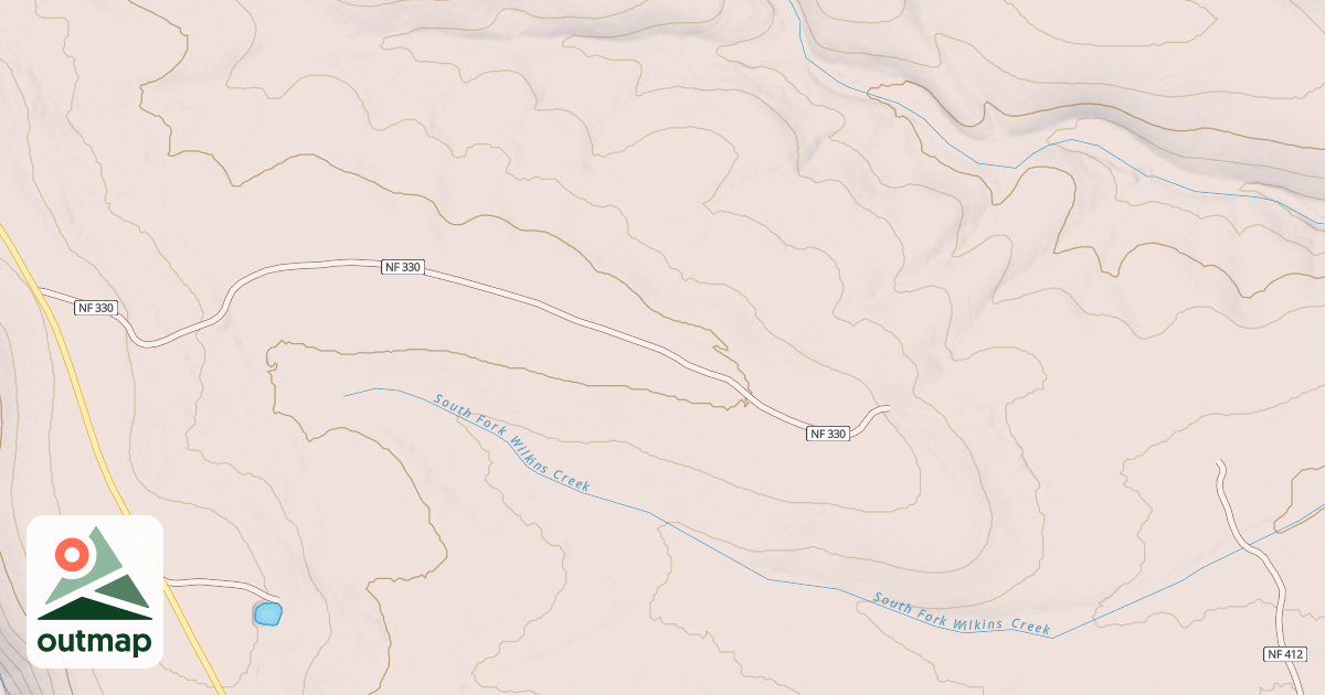 Map of USFS Motor Vehicle Use Map Roads {78AAB794-56F9-47F8-96E4-271B41D21887}