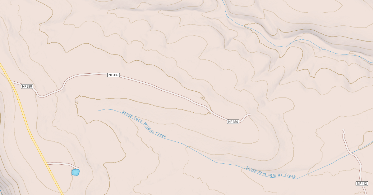 Map preview of USFS Motor Vehicle Use Map Roads {78AAB794-56F9-47F8-96E4-271B41D21887}