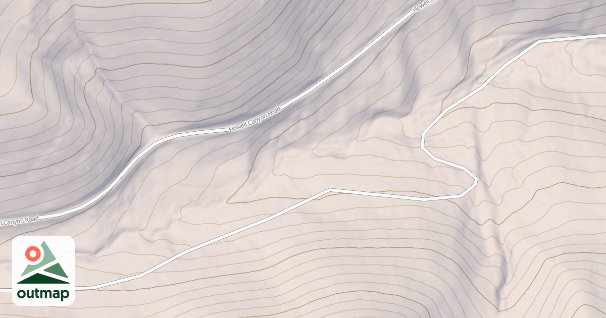 Map of HOWELL CREEK